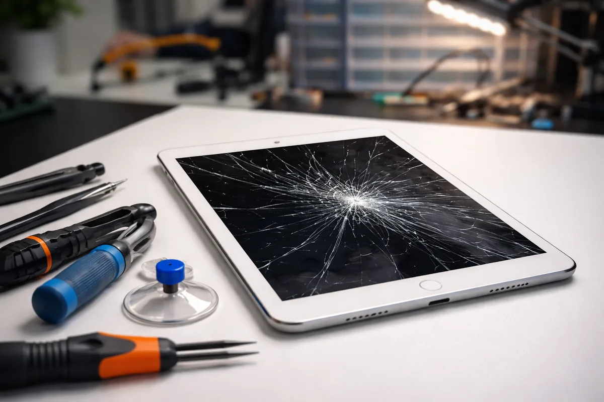 Quel budget prévoir pour réparer un écran cassé de tablette